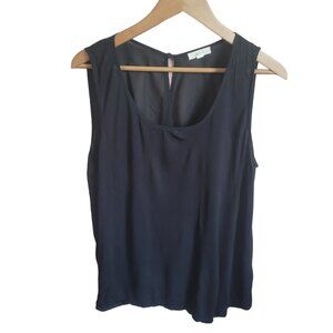 Mine Women's tank top Sheer open back Size L